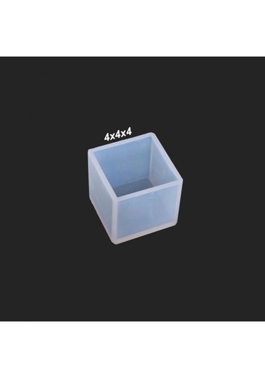 Küp Reçine Epoksi Silikon Kalıp - 59 - 4 Cm