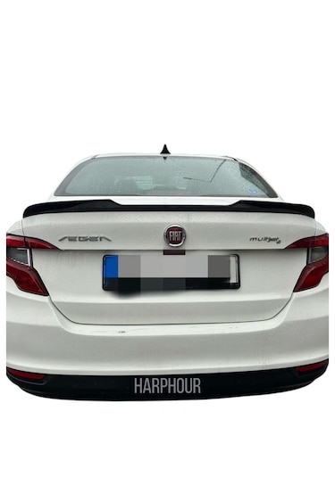 Fiat Egea Sedan Uyumlu İthal Bagaj Üstü Yarasa Spoiler Parlk Syh
