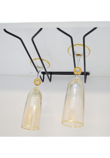 Siyah 2 Bölmeli V Bardaklık Kadehlik