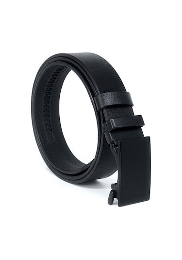 Manda Derisi Otomatik Tokalı Deliksiz Erkek Kemeri - Otomatik Kemer Çok Renkli