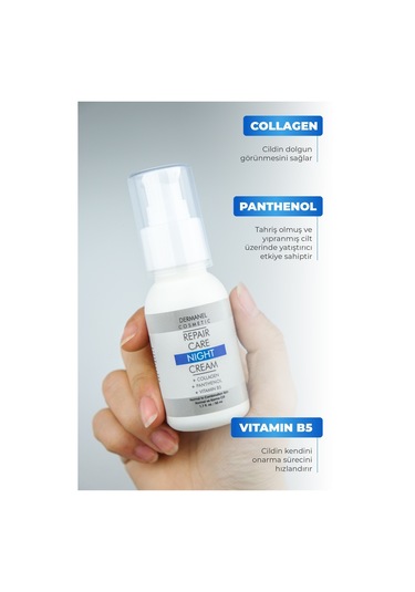 Dermanel Onarıcı Bakım Gece Kremi 50 ML