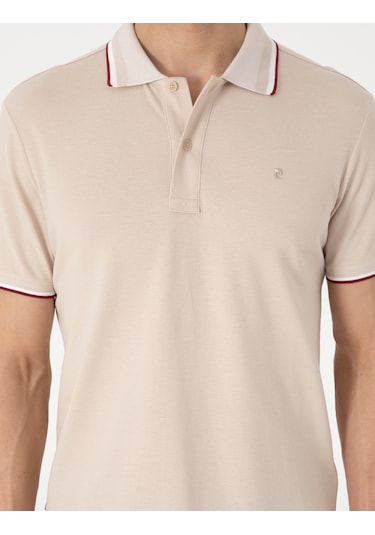 Pierre Cardin Erkek Bej Tişört 50310203-vr011 Bej