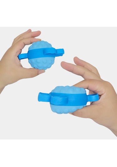 Suntek Parmak Kavrama Topu Sıkma Eğitimi Kuvvet Esneklik El Mavi
