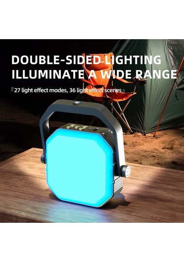 Dolıty Kamp Işık Çadır Lambası, Arka Bahçe Yürüyüş Siyah Beyaz Siyah - Beyaz