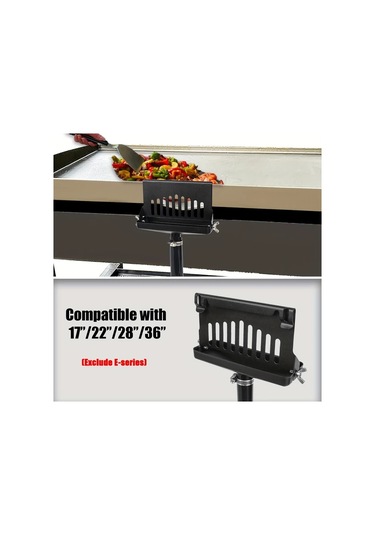 Willowhaven 1 Adet Arka Yağ Toplayıcı, Siyah Karbon Çelik Blackstone Yağ Filtresi, Hortumlu Geliştirilmiş Yağ Tahliye Hunisi