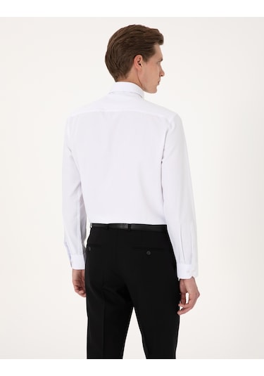 Pierre Cardin Erkek Beyaz Gömlek Basic 50316742-vr013 Beyaz