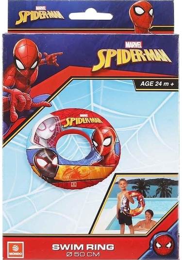 Spiderman 50cm Çocuk Yüzme Simit 16928
