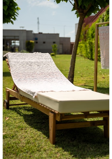 Menderes Home Cotton Collection Bukle Plaj Havlusu Saçaklı Pembe