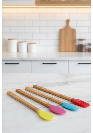 Bambum Zolly - 4'lü Spatula Seti Büyük
