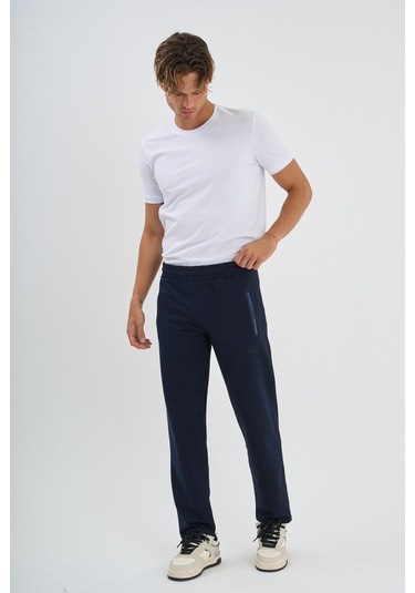 Shooter Sportswear Erkek Antrasit Eşofman Altı Nefes Alabilir Regular Kalıp Lastikli Ayarlanabilir Bel Lacivert