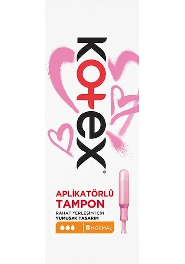 Kotex Aplikatorlü Tampon Normal 8'li