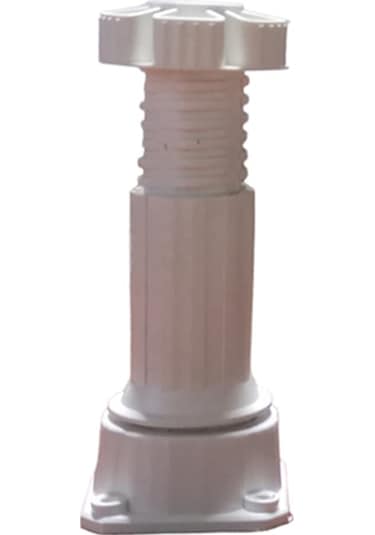 Plastik Baza Ayağı Beyaz 12-17 Cm 5 Adet