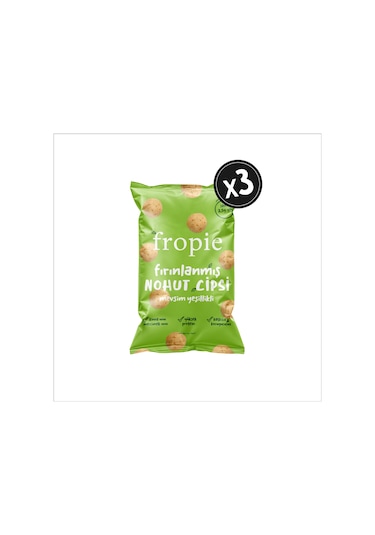 Fropie Fırınlanmış Nohut Cipsi Mevsim Yeşillikli 3'lü
