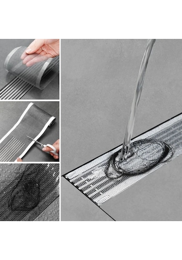 Buffer Kendinden Yapışkanlı Giderlere Haşere Önleyici Bant 2mt Gri