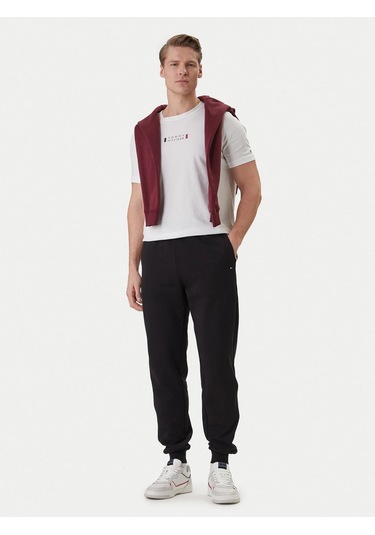 Tommy Hilfiger Mw0mw42882bds Global Stripe Erkek Eşofman Altı Siyah