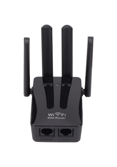 Xindoker 3'lü Fonksiyonlu Kablosuz Router Router/ap/repeater - 4 Antenli 50m Kapsama, 300mbps Hız, Güvenli Şifreleme, Ev Çalışması İçin 100-240v Avustralya Standartı