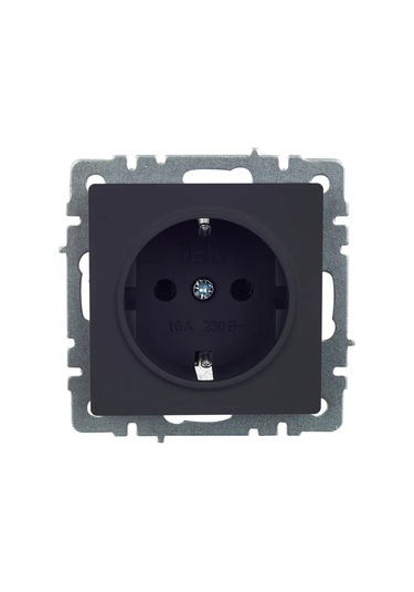 Iek Brite Topraklamalı Tekli Priz, Kapaksız 305428855 Ürün Numarası Br-r11-16-k53