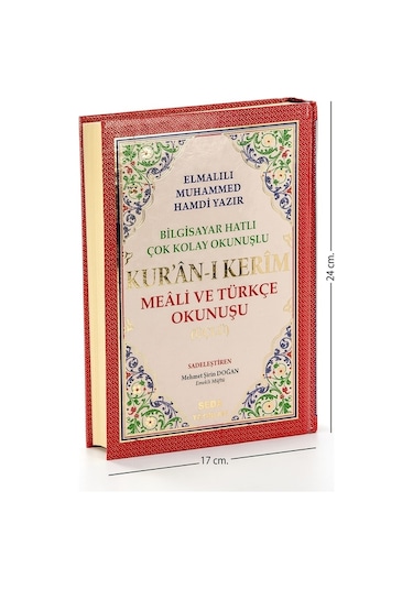 Seda Yayınları Orta Boy Üçlü Kuranı Kerim (Arapça, Türkçe Okunuş Ve Türkçe Meali)