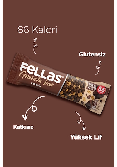 Kakaolu Granola Bar 23 G X 12 Adet