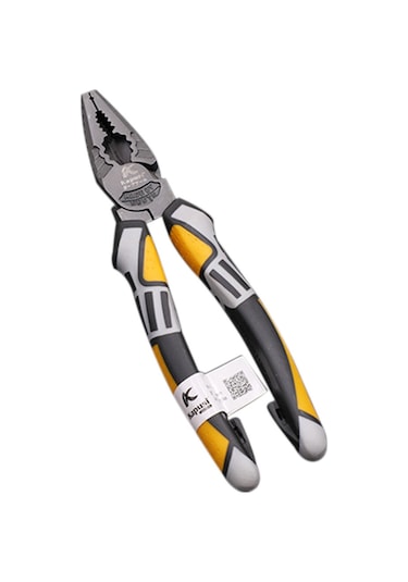 Yaleker Profesyonel Elektrikçi Pliers Seti: Çelik Telli Kesici, Uçlu Ve Eğimli Aynaklı, Krom-vanadyum Çelik, 3 Farklı Tip Seçeneği Sarı