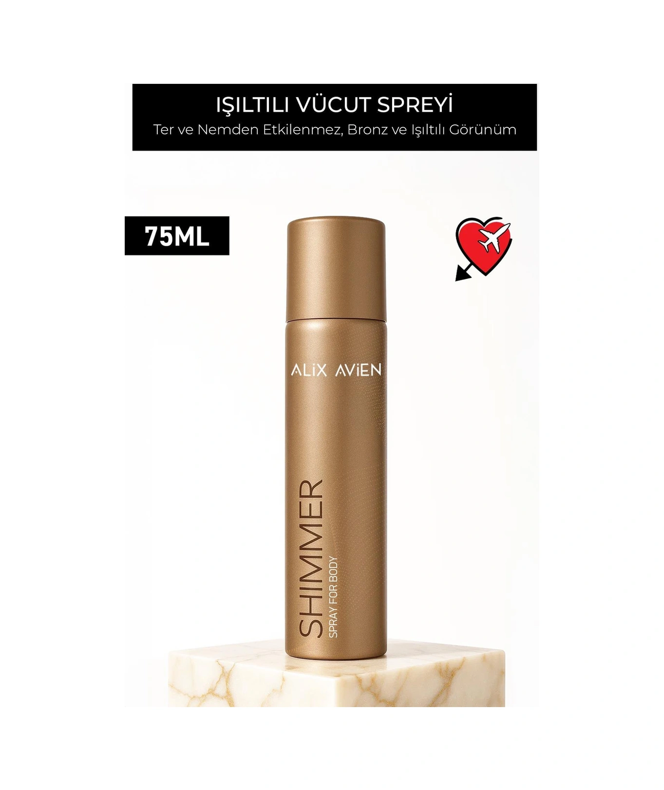 Alix Avien Shimmer Işıltılı Vücut Spreyi 75 ML