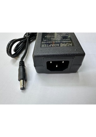 48 Volt 1 Amper Adaptör 48v 1a Adaptör 48 Volt 5.5 Mm 2.5 Mm Adaptör
