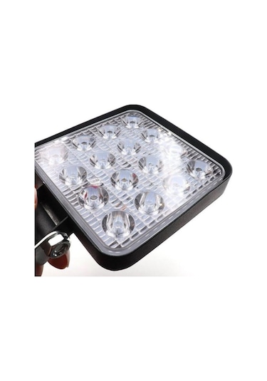 16 LEDLİ GERİ VİTES LAMBASI 10V-30V 48W OFFROAD PROJEKTÖR ÇALIŞMA