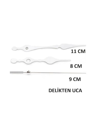 1 Adet Duvar Saati Mekanizması , Askılı , Şaft Uzunluğu 16 Mm ,