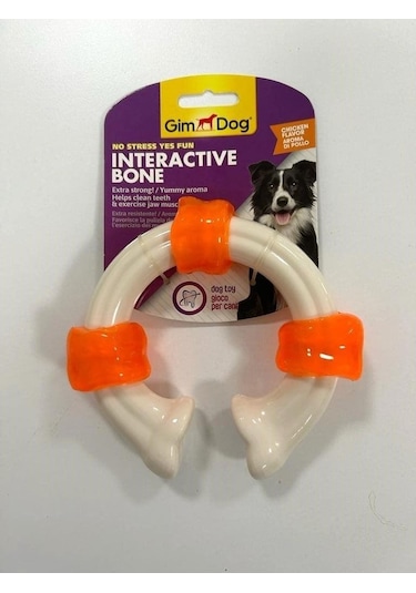 Gimdog C Şeklinde Tavuk Aromalı İnteraktif Kemik 14 CM