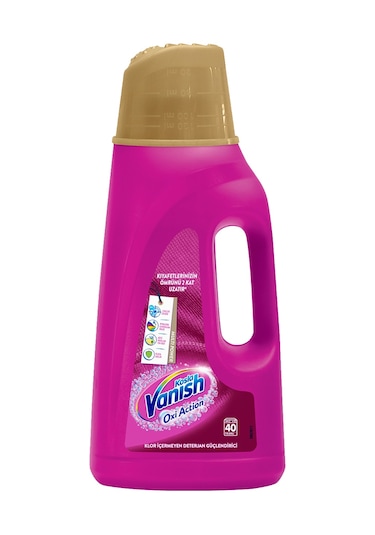 Vanish Kosla Oxi Action Gold Pembe Renkliler için Sıvı Leke Çıkarıcı & Deterjan Güçlendirici 2 L