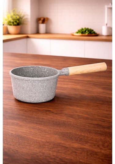 NEPTÜN 14 Cm Döküm Sosluk Sütlük Tava - Gri