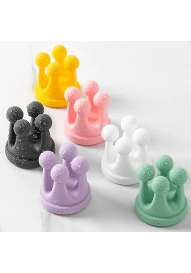 Silikon Diş Fırçası Tutucu Su Geçirmez Yapışkanlı Duvara Monte Asılı Havlu Purple 3pcs Mor