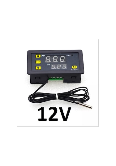 W3230 12v Dijital Termostat Kuluçka Makinalarına Uygun Hassas