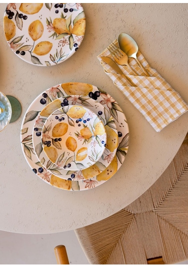 The Mia Limoncello Çorba Kasesi 6lı Set 14 Cm Renkli