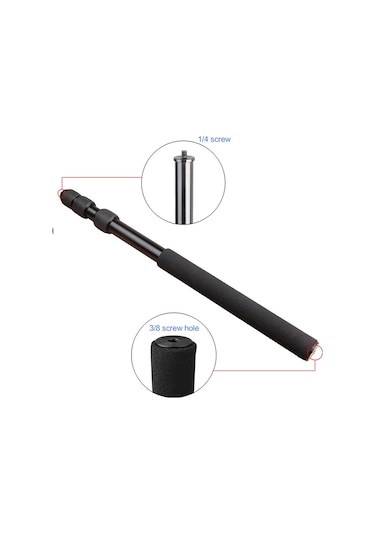 Andoer D3515 50-126cm Hafif Uzatılabilir Monopod