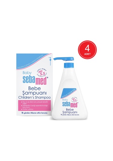 Sebamed Baby PH 5.5 Bebek Şampuanı 4 x 500 ML