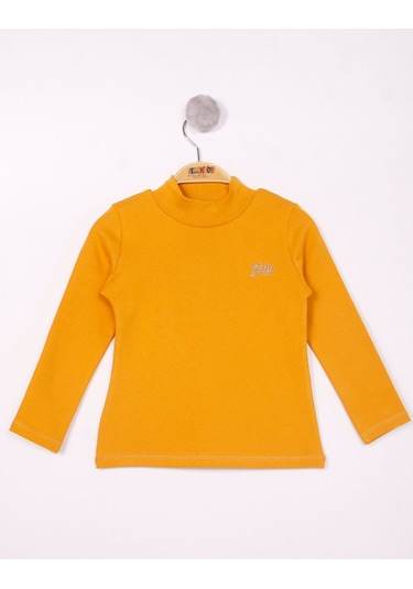 Toontoy Kız Çocuk Tnty Nakışlı Sweatshirt Hardal