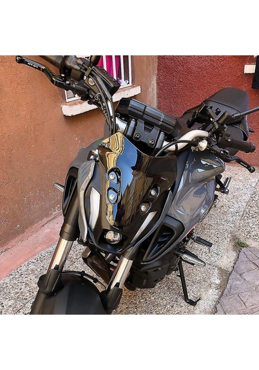 Tenfowee Yamaha Mt-07 2021 İçin Siyah Pcp Rüzgar Direnci Ekranı - Aerodinamik Artırıcı, Kolay Kurulum, Yeni Ürün