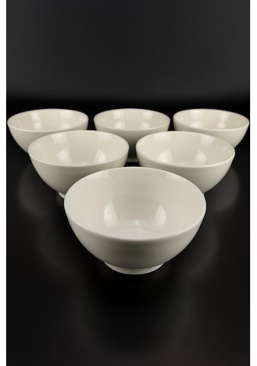 Digithome Semazen 6 Lı Porselen Salata Servis Kasesi 14 Cm Tl4052488