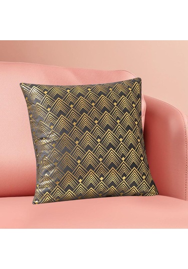 Suntek Yastık Kılıfı 18 18 Inç Minimalist Çok Yönlü Koyu-gri Koyu Gri