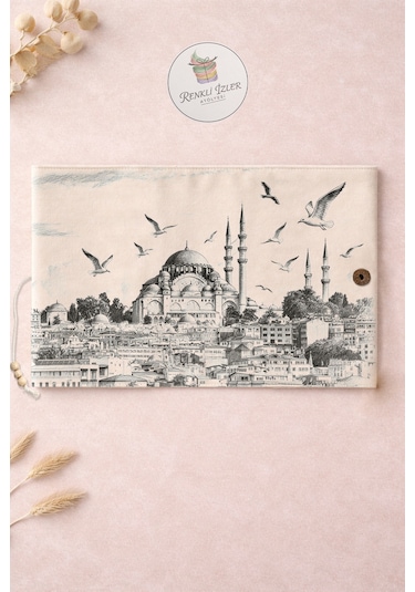 Kitap Kılıfı İstanbul'da Martılar