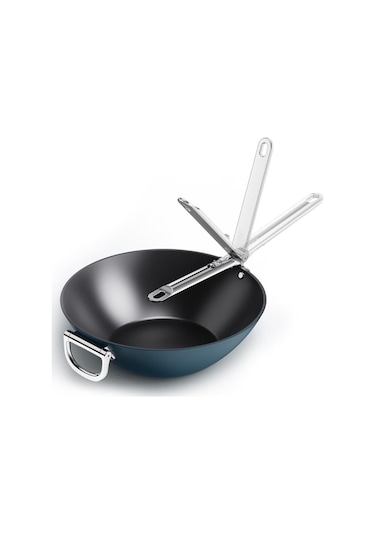 Joseph Joseph 45048 Space 32 Cm Wok Tava Lacivert