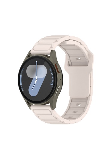 Gear S3 Zore Krd-132 22mm Silikon Kordon Strap Kayış - Siyah