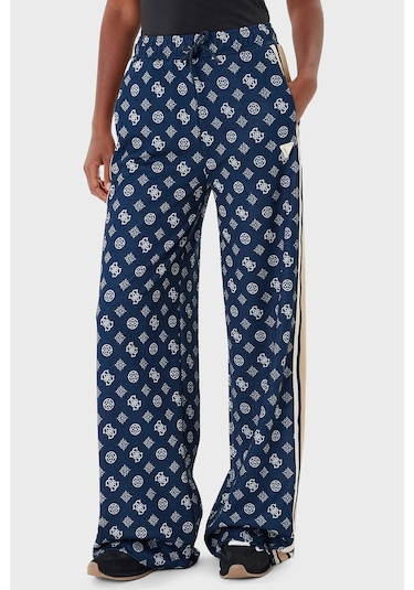 Guess Bayan Pantolon V5yb10 K0282 Fbbq Lacivert Lacivert