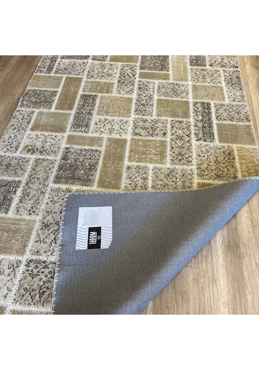 Hoom Rugs Patchwork Krem El Dokuma Kilim KREM