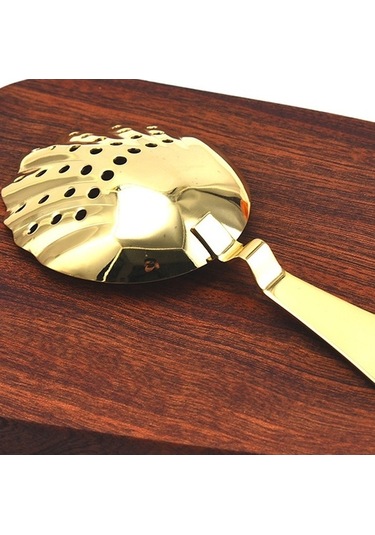 Dancemonkey Deniz Kabuğu Şeklinde Paslanmaz Çelik Süzgeç Kokteyl Gümüş