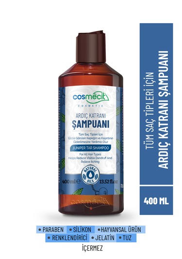 Kepek & Kaşıntı Giderilmesine Yardımcı Ardıç Katranlı Şampuan