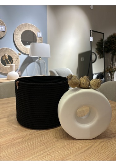 Rover Çok Amaçlı Düzenleyici Sepet, Saksılık, Organizer 20-26, Küçük Boy Siyah