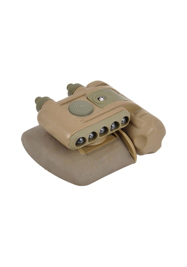 Suntek Taktik Avcılık Hayatta Kalma Sinyali Kask Işığı Led El Feneri Kahverengi