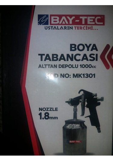 Bay-Tec Boya Tabancası Alttan Depolu 1000Cc 1.8Mm